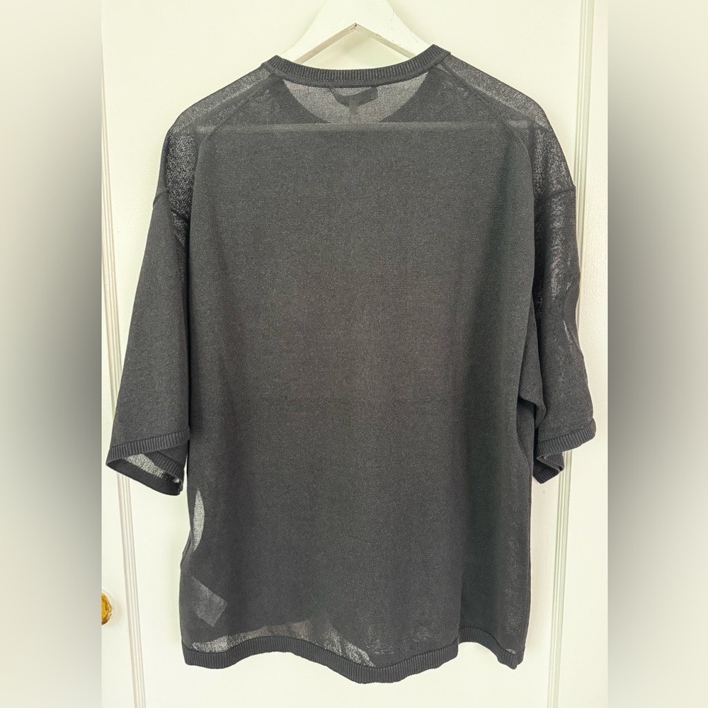 Tibi Crispy Sweater Oversized Easy T-Shirt - Picture 8 of 13